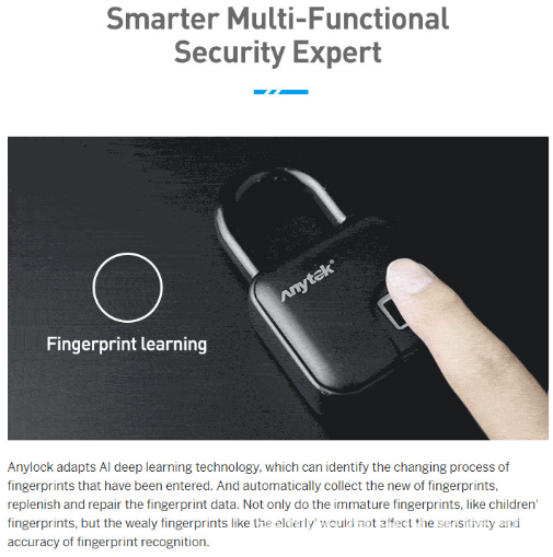 Smart Fingerprint Padlock — Keyless Security at Your Fingertip