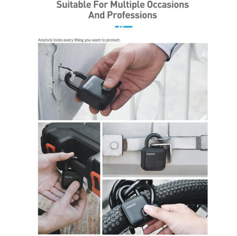 Smart Fingerprint Padlock — Keyless Security at Your Fingertip