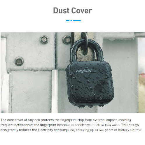 Smart Fingerprint Padlock — Keyless Security at Your Fingertip